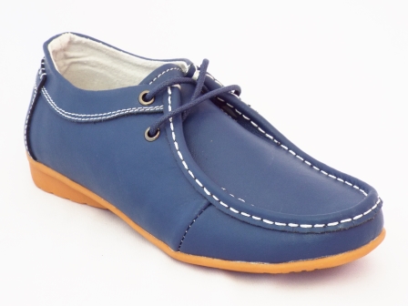 Signo 6618-36-9-66 - Pantofi dama sonya albastri piele naturala