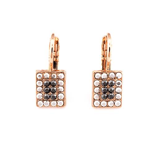 Roxannes - Mariana Jewellery Cercei black diamond placati cu aur 24k - 1068/1-747rg6