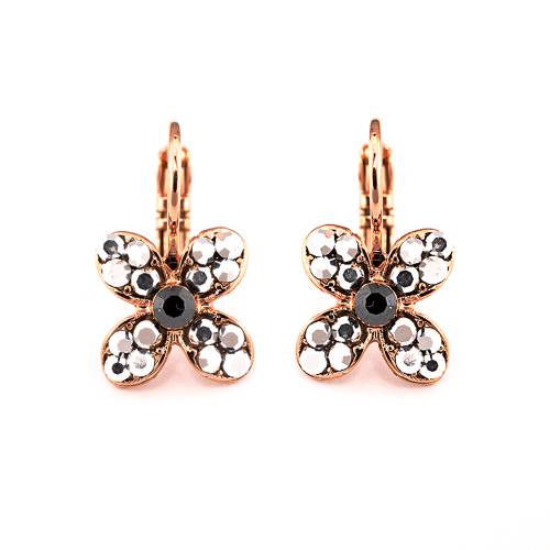 Roxannes - Mariana Jewellery Cercei black diamond placati cu aur 24k - 1138-747rg