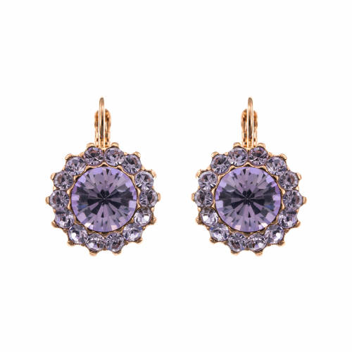 Roxannes - Mariana Jewellery Cercei violet placati cu aur 24k - 1317-371371rg6