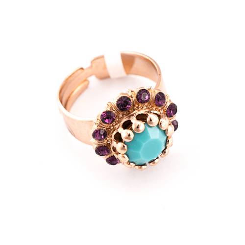 Roxannes - Mariana Jewellery Inel inspire placat cu aur 24k - 7173-1025rg
