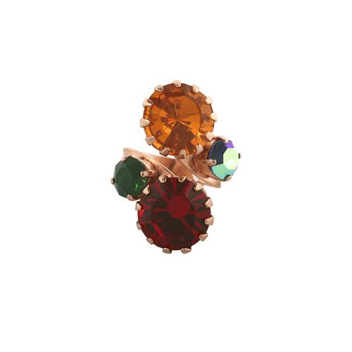 Roxannes - Mariana Jewellery Inel poppy placat cu aur 24k - 7133/2-1325rg