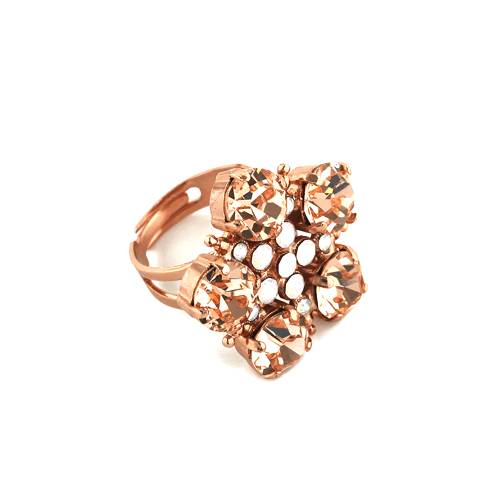 Roxannes - Mariana Jewellery Inel tiara day placat cu aur 24k - 7404-2333rg