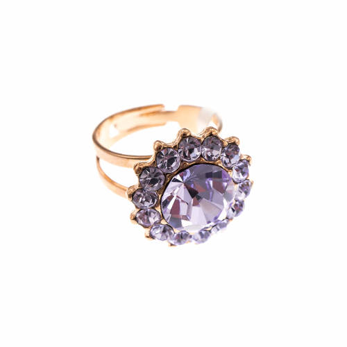 Roxannes - Mariana Jewellery Inel violet placat cu aur 24k - 7023-371371rg