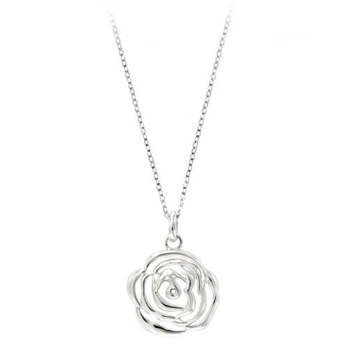 Roxannes - Miss Roxanny Pandantiv cu lant argint 925 silver rose flower