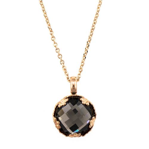 Roxannes - Mariana Jewellery Pandantiv cu lant black diamond placat cu aur 24k - 5323/2-215arg