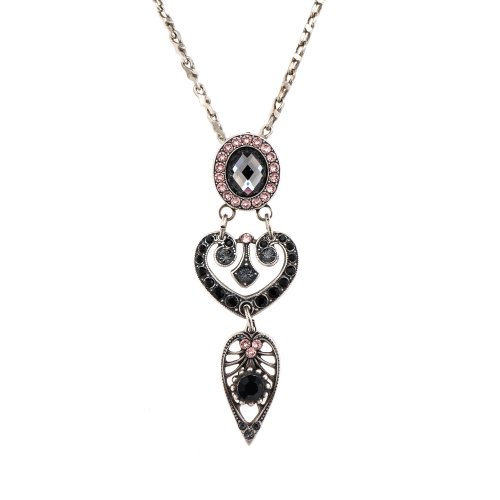 Roxannes - Mariana Jewellery Pandantiv cu lant black velvet placat cu argint 925 - 5423/3-1073sp