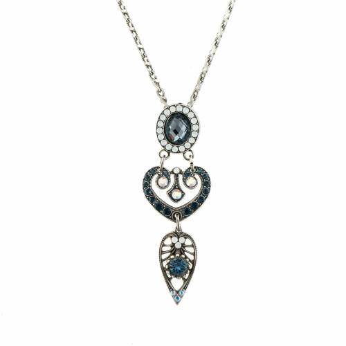 Roxannes - Mariana Jewellery Pandantiv cu lant mood indigo placat cu argint 925 - 5423/3-m1069sp
