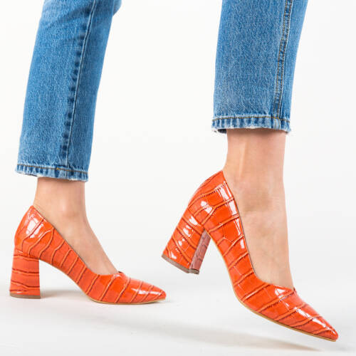 Pantofi hilfi portocalii