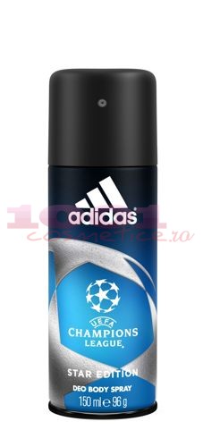 Adidas champions league star edition deodorant spray
