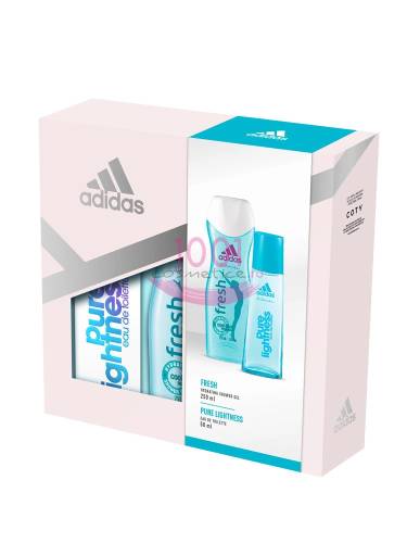 Adidas women pure lightness edt 50 ml + gel de dus 250 ml set
