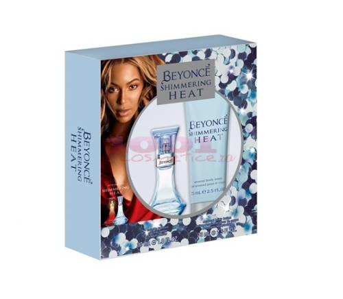 Beyonce shimmering heat eau de parfum 30 ml+ lotiune corp 75 ml set