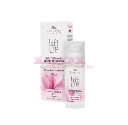 Cosmetic plant lift up acid hialuronic extract de magnolie crema antirid zi