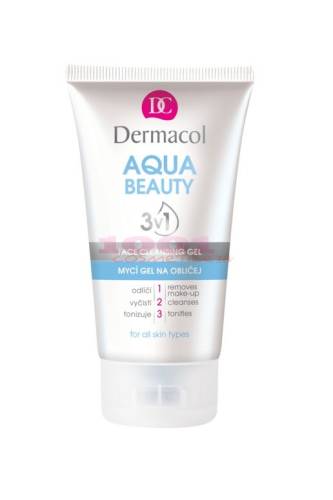 Dermacol aqua beauty 3in1 gel de curatare pentru fata