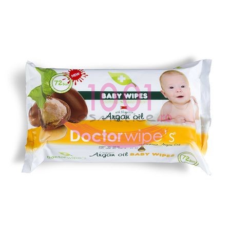 Doctor wipes argan servetele umede copii 72 buc.