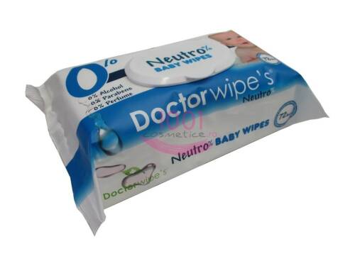 Doctor wipes neutro babby servetele copii 72 buc