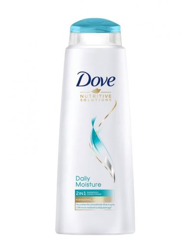 Dove daily moisture 2in1 sampon+balsam hidratant pentru par normal/uscat (optiuni de comanda: 400ml)