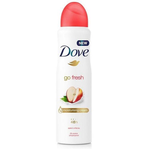 Dove go fresh apple & white tea deo spray 48h antiperspirant femei