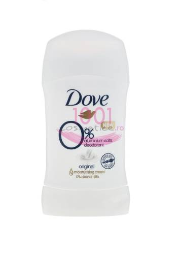 Dove original 0% aluminium salts antiperspirant women stick