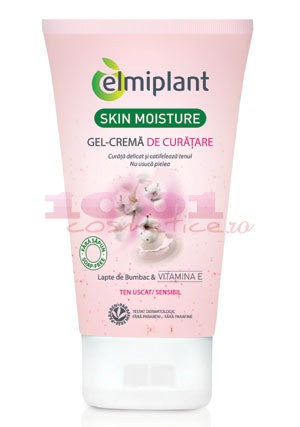 Elmiplant gel-crema de curatare cu lapte de bumbac si vitamina e pentru tenul uscat / sensibil