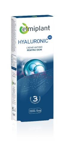 Elmiplant hyaluronic 3d crema antirid pentru ochi