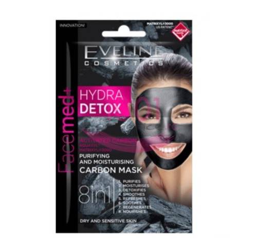 Eveline cosmetics hydra detox masca de fata hidratanta