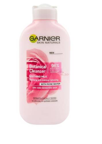 Garnier botanical cleanser lapte demachiant ten sensibil si uscat