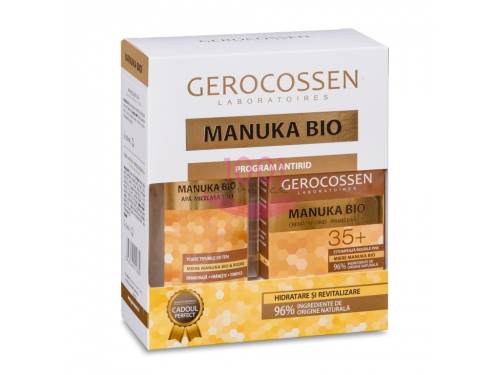 Gerocossen manuka bio crema antirid 35+ primele riduri + apa micelara 3in1 set