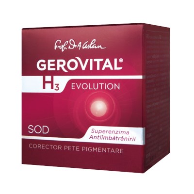 Gerovital h3 evolution corector pete pigmentare