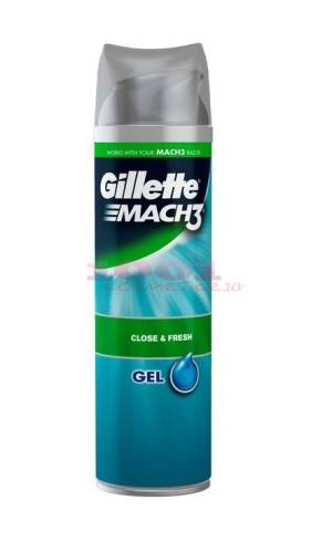 Gillette mach3 close   fresh gel de ras