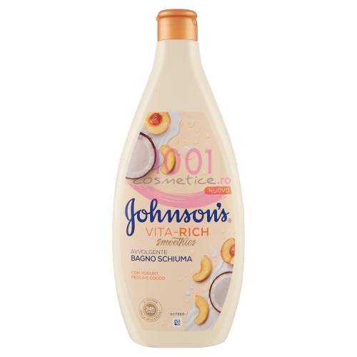 Johnson vita-rich smoothies piersici si cocos spuma de baie