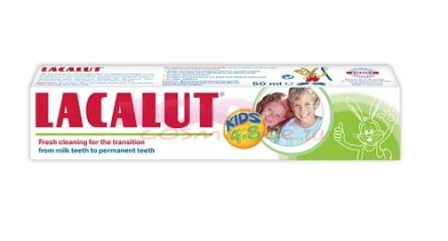Lacalut kids pasta de dinti pentru copii 4-8 ani