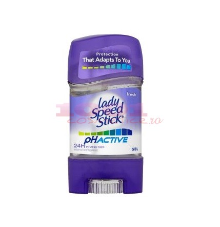 Lady speed stick deodorant gel fresh ph active