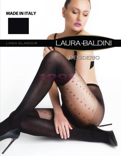 Laura baldini colectia glamour desiderio 20 den culoare negru