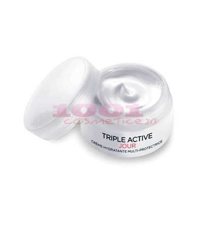 Loreal triple active crema hidratanta multi-protectoare 24 h de zi ten uscat / sensibil