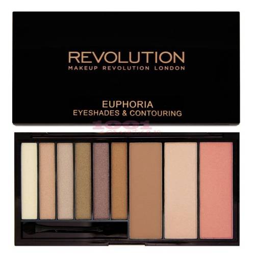 Makeup revolution i love makeup euphoria bronzed eyeshades   contouring palette