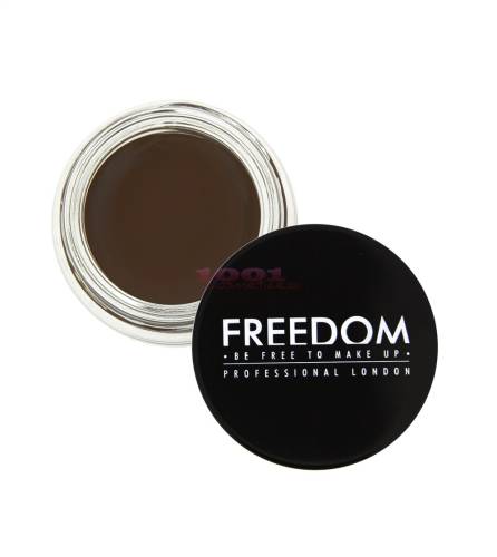 Makeup revolution london brow pomade gel pentru spracene dark brown