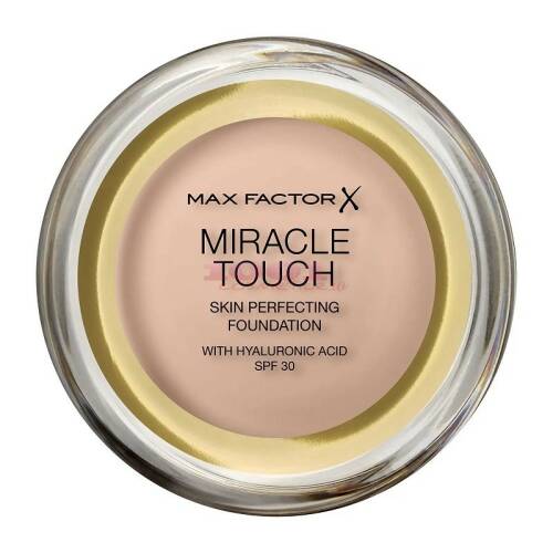 Max factor miracle touch skin perfection with hyaluronic acid spf 30 fond de ten light ivory 038