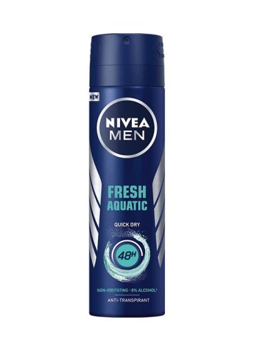 Nivea men fresh aquatic 48h antiperspirant deodorant spray