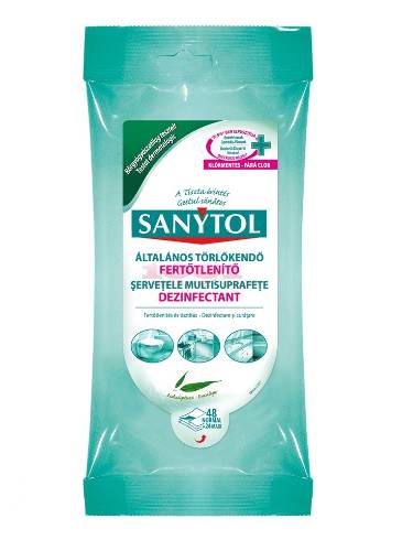 Sanytol servetele umede dezinfectante 48 bucati