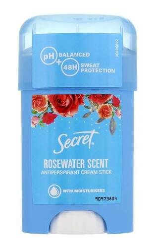 Secret key deo stick crema rosewater scent