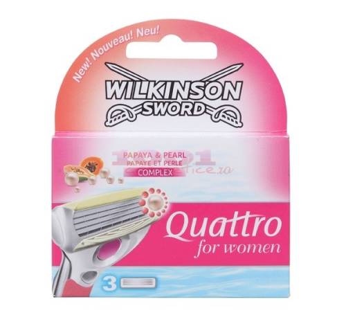 Wilkinson sword quattro for women bikini set 3 rezerve