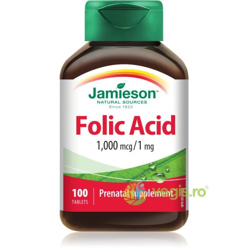 Acid folic 1mg 100tb