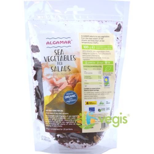 Alge marine pentru salata bio/ eco mix - 100g