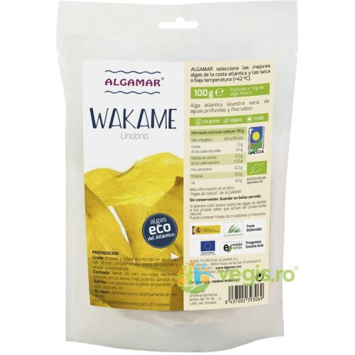 Alge wakame ecologice/bio 100g
