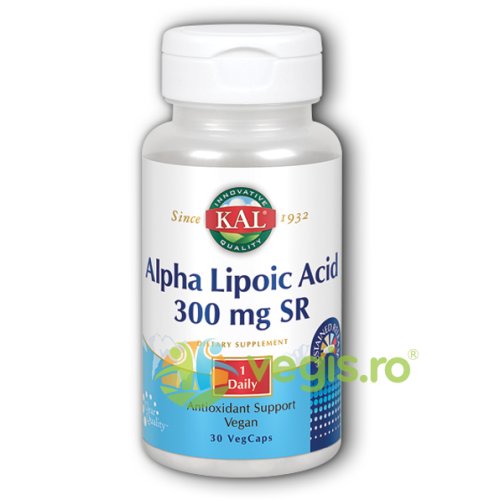 Alpha lipoic acid 300mg 30cps cu eliberare prelungita