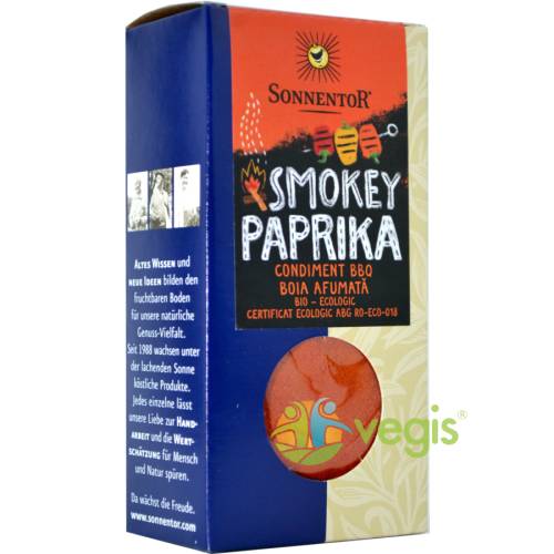 Amestec de condimente pentru gratar - smokey paprika ecologic/bio 70g
