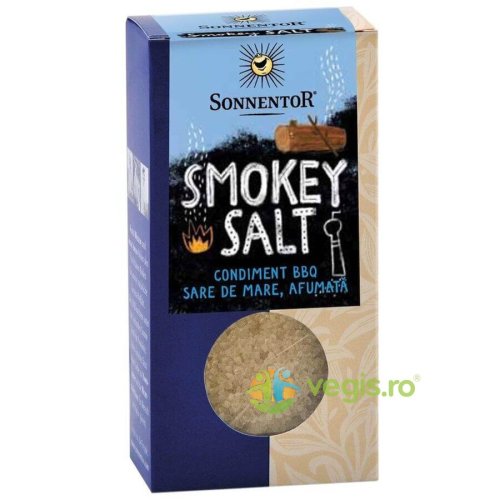 Amestec de condimente pentru gratar - smokey salt (sare afumata) ecologic/bio 150g