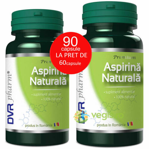 Aspirina naturala pachet 90cps la pret de 60cps