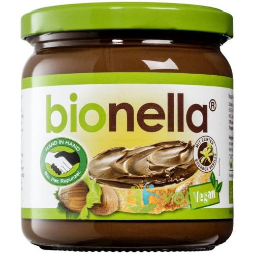 Bionella crema de ciocolata cu alune de padure ecologica/bio 400g